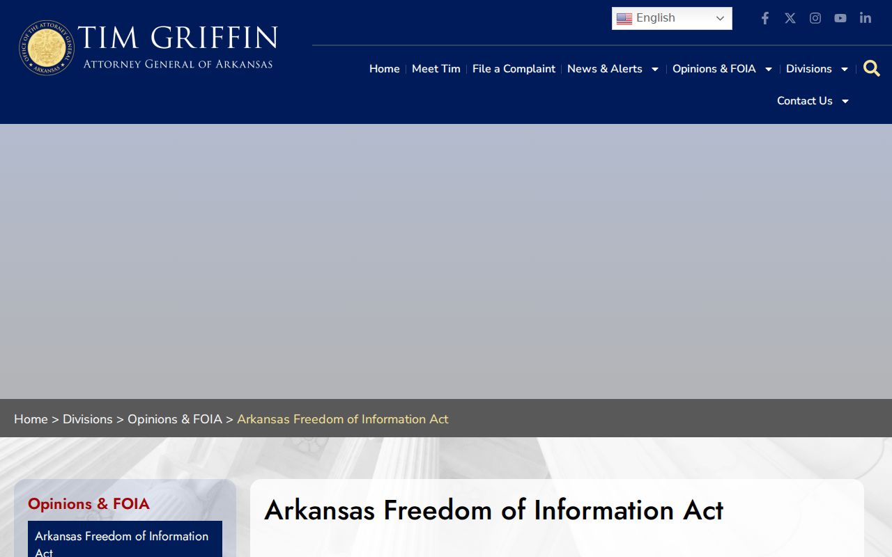 Bryant residents directory Arkansas FOIA guidance