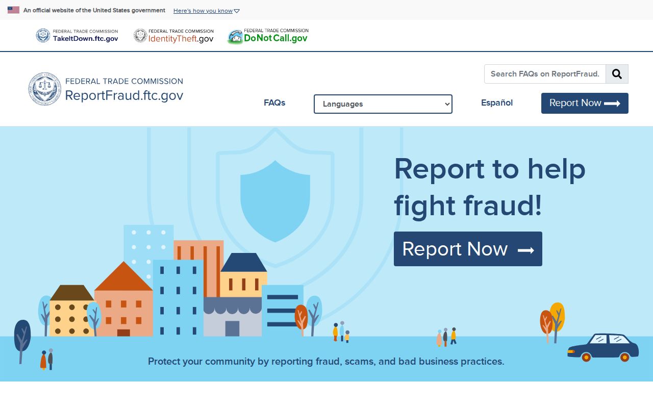 Bryant neighbors consumer safety source from the federal fraud reporting portal