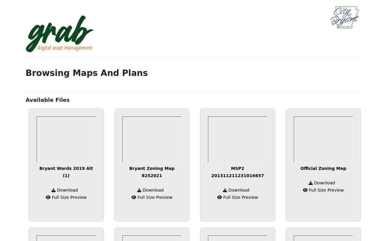 Bryant street directory city ward zoning and planning maps