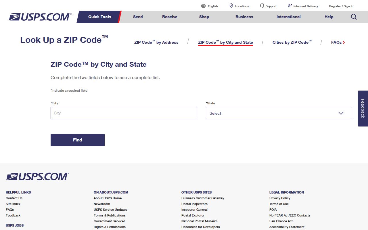 Bryant ZIP code directory USPS city and state lookup